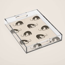 Blockprint Cheetah Acrylic Tray