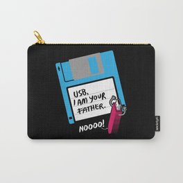 USB, I am Your Father | Retro Floppy Disk Carry-All Pouch