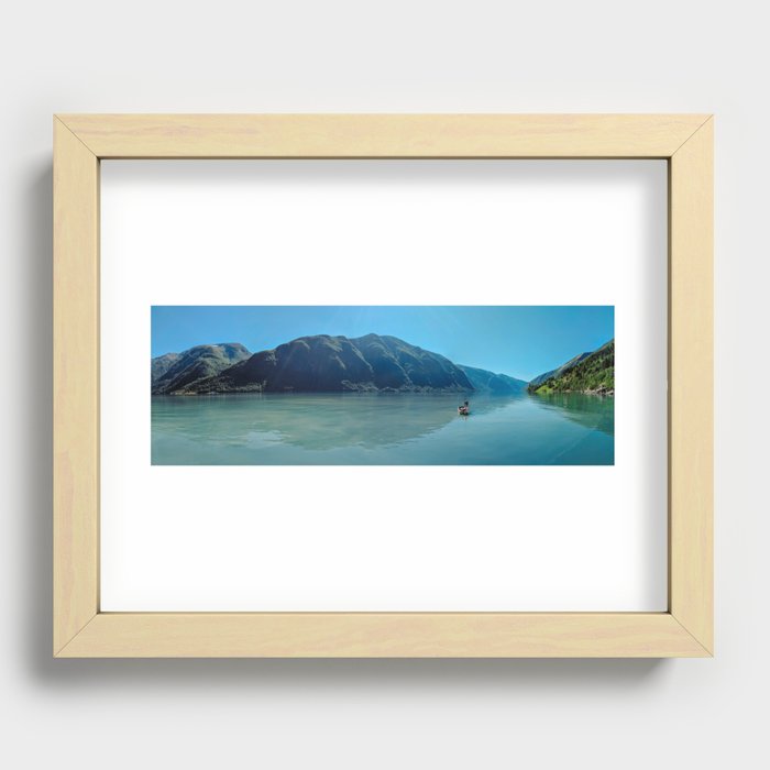 Norwegian Scenery Recessed Framed Print