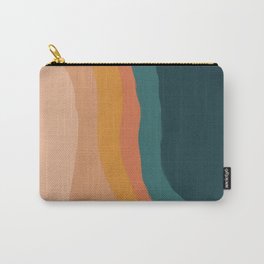 Waves On Sunset Hill | Waves Texture Design Carry-All Pouch