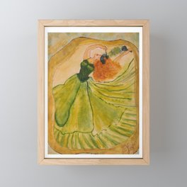 Belle Epoque Dancer Framed Mini Art Print