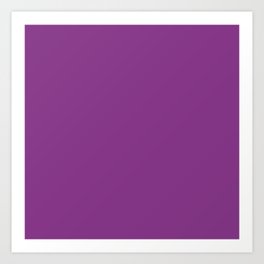 Happy Purple Art Print