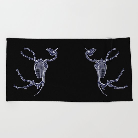 Unicorn Fossil Beach Towel