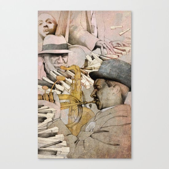 JAZZ Canvas Print