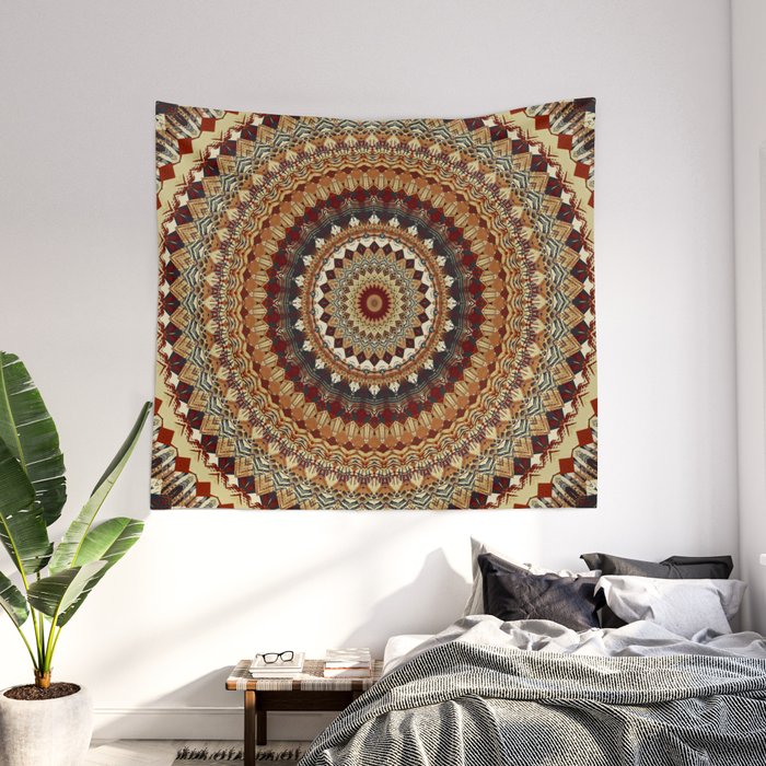 Earthy wall tapestries cheap
