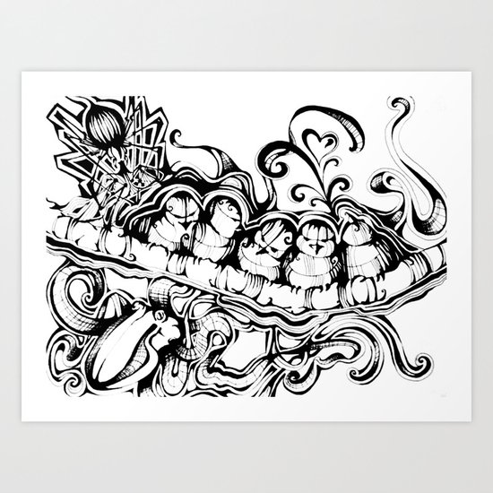 Birds Art Print