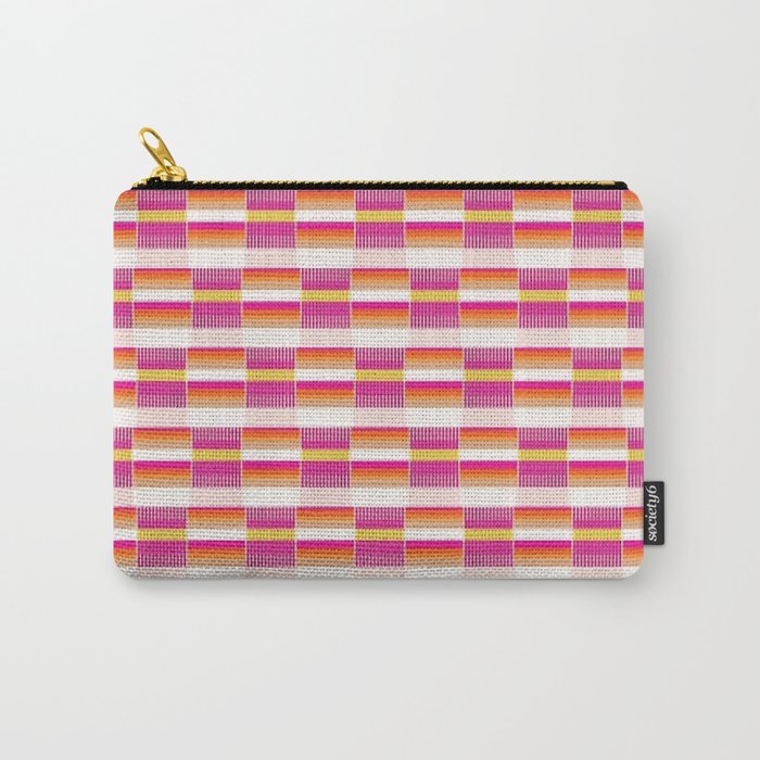 *STRIPE_PATTERN_1 Carry-All Pouch