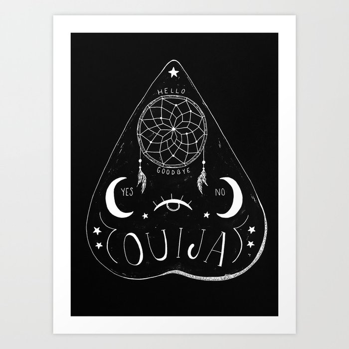 Ouija Dream Planchette Art Print