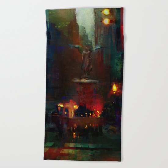 Bethesda Fountain Beach Towel