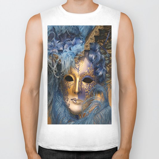 Venetian Mascaraed Biker Tank