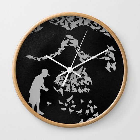 Pigeonholed Wall Clock