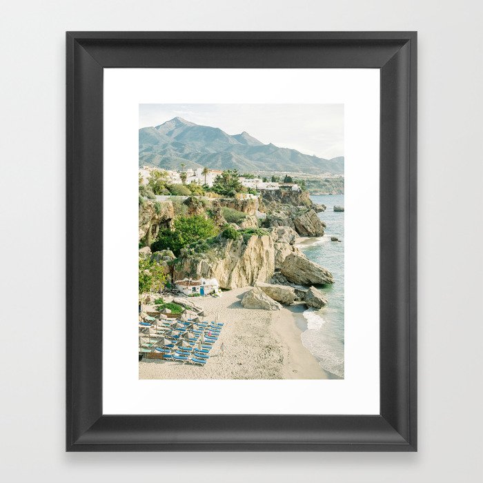 Southern Spain Coastal Views Framed Art Print