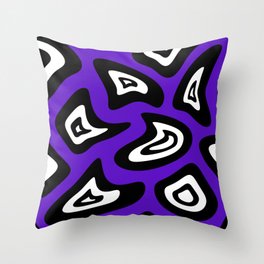Abstract pattern - purple. Throw Pillow