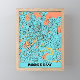 Moscow city Framed Mini Art Print