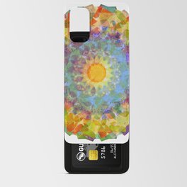 Bright Colorful Art - Sunshine Mandala Android Card Case
