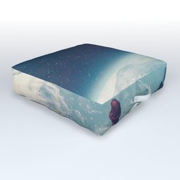 My World Blossomed when I Loved You Outdoor Floor Cushion