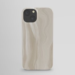 Marblesque Beige Cream 1 - Abstract Art Marble Series iPhone Case