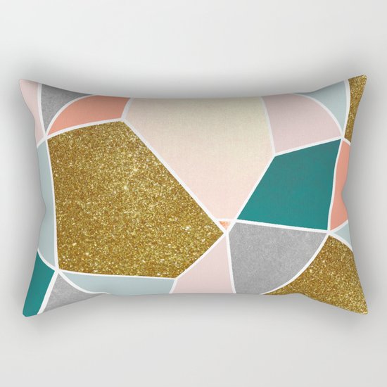 Geometric #society6 #decor #buyart Rectangular Pillow