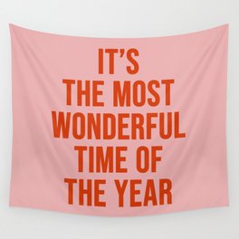Most Wonderful Time Wall Tapestry
