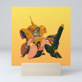 Ms. Asshimar Gundam Girl Mini Art Print