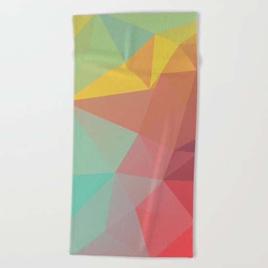 Geometric X Beach Towel