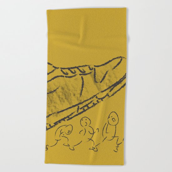 Giant shoe Beach Towel