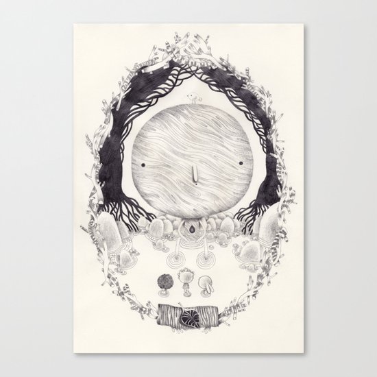 l'enfant de bois Canvas Print