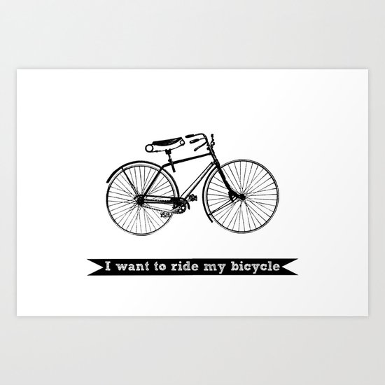 bicycle Art Print