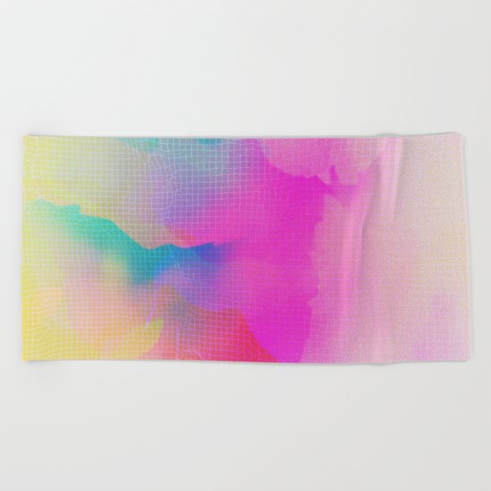 Glitch 17 Beach Towel