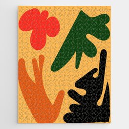 2  Matisse Cut Outs Inspired 220602 Abstract Shapes Organic Valourine Original Jigsaw Puzzle