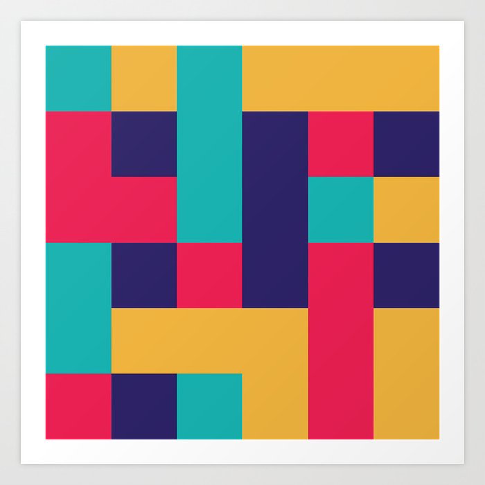 Tetris reload Art Print