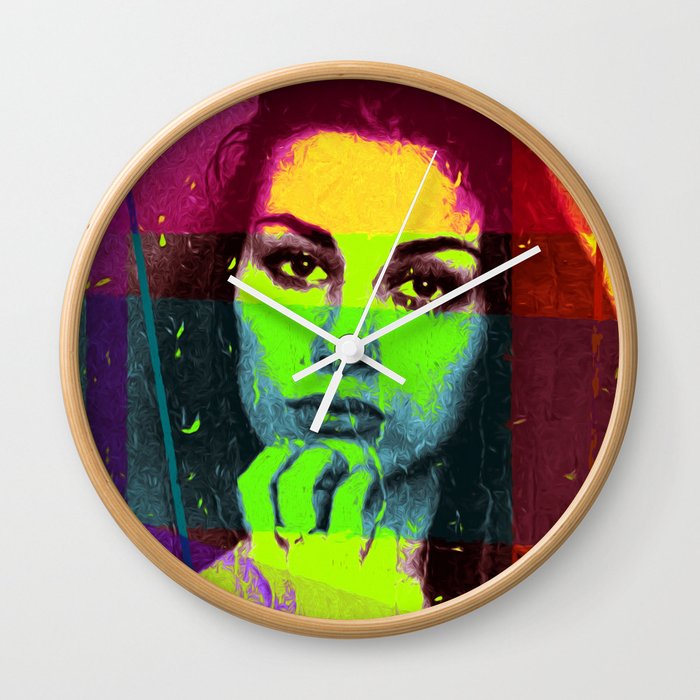 Pensive Beauty Wall Clock