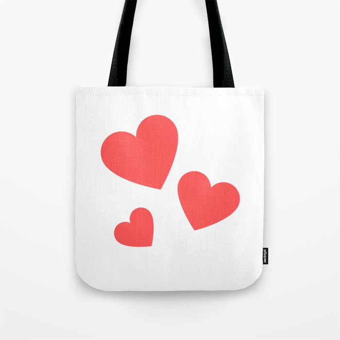 love hearts Tote Bag