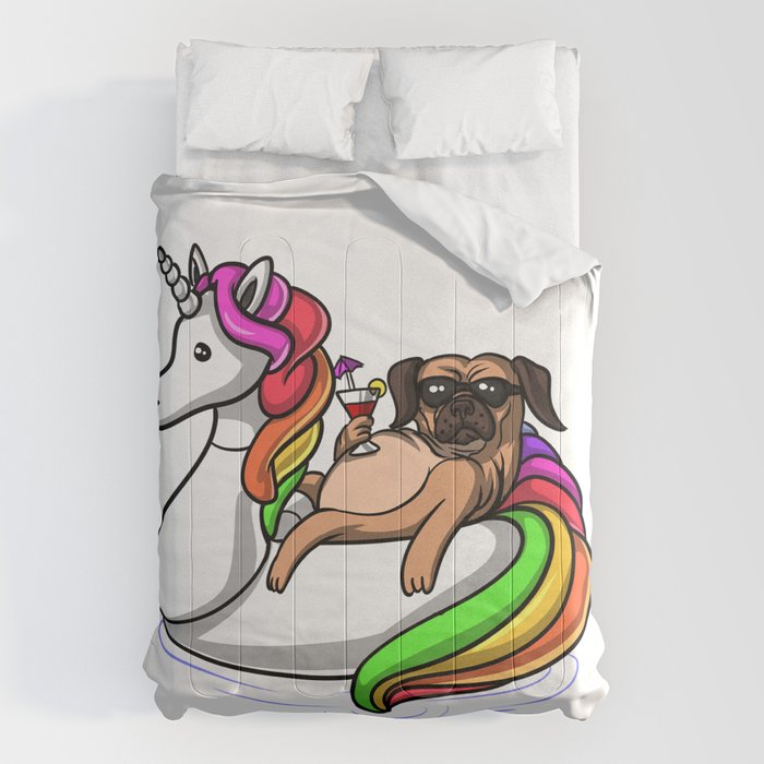 Pug unicorn blanket on sale