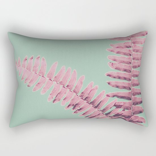 PINK FERNS Rectangular Pillow