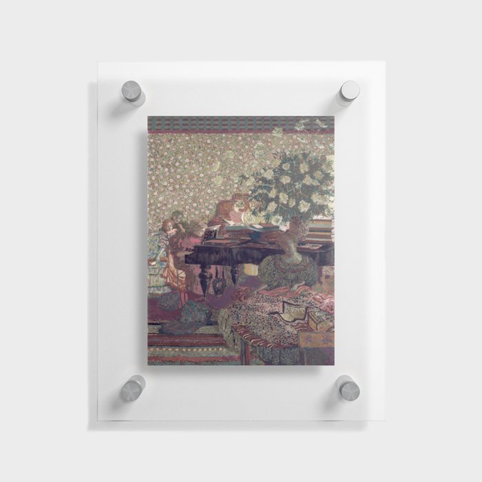 Vuillard - Personnages dans un intérieur. La musique, 1896 Floating Acrylic Print