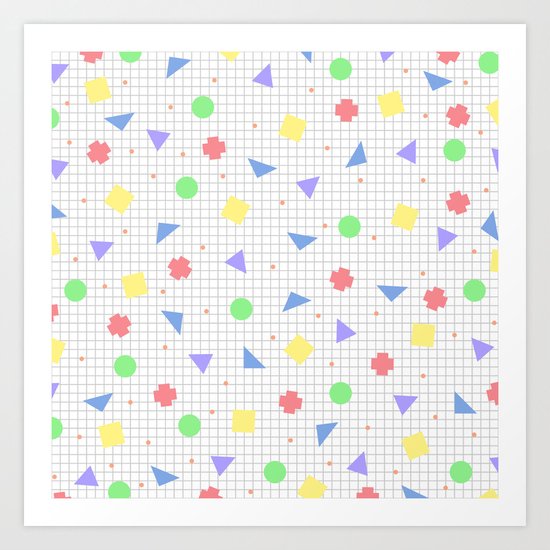 Confetti V2 Art Print