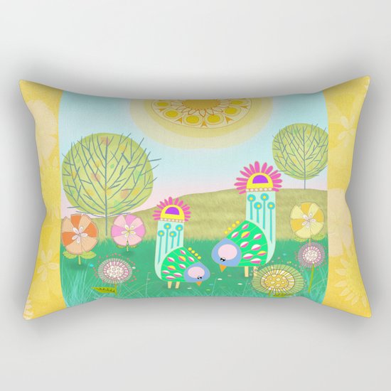 Chelsea Birds Rectangular Pillow