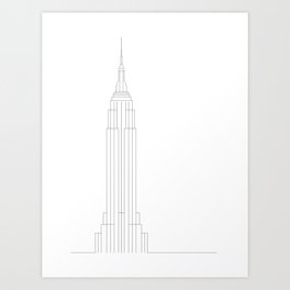 Empire state Building - New York City Art Print