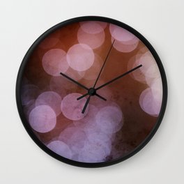 Inner Diva BOKEH Dot Pattern Wall Clock