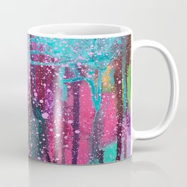 Magical Turquoise Drips and Splatters  Coffee Mug