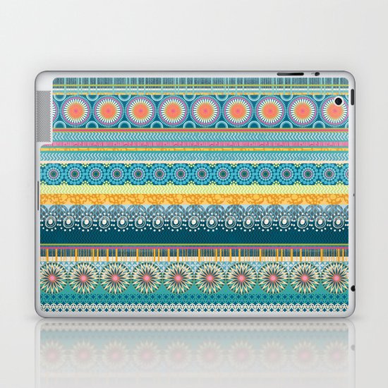 Blue Streaks Laptop & iPad Skin