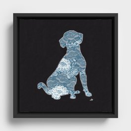 Lace Friend Framed Canvas