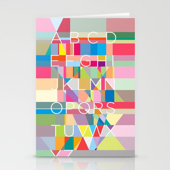 Letters3 Stationery Cards