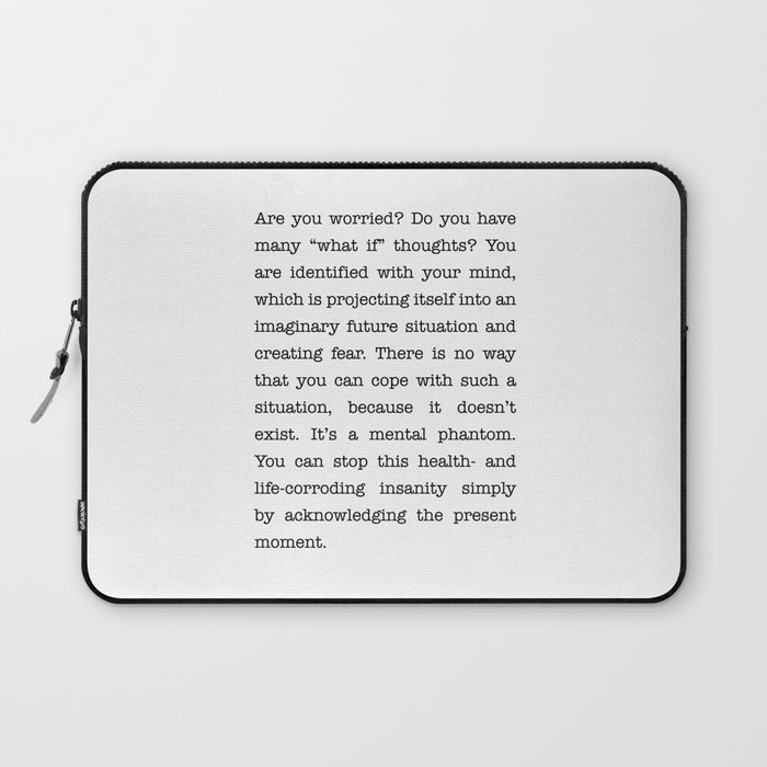 Are you worried? Laptop Sleeve