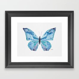 Blue Butterfly Framed Art Print