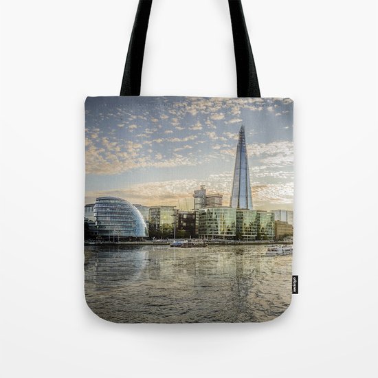 London waterfront Tote Bag
