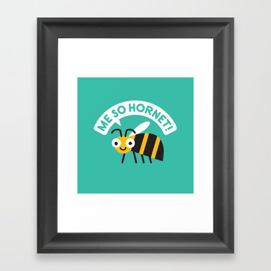 Full Metal Yellow Jacket Framed Art Print