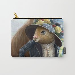 Emily Peanut Butterfield Carry-All Pouch | Pet, Character, Illustration, Design, Wildlife, Delta, Animalsfromhistory, Anthropomorphic, Christinahess, Animal 