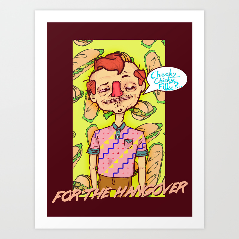 The Best Hangover Cure Art Print By Aidanart Society6,Crochet Granny Square Pattern